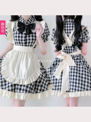 Maid outfit cute cat style Lolita dress  (UN107)